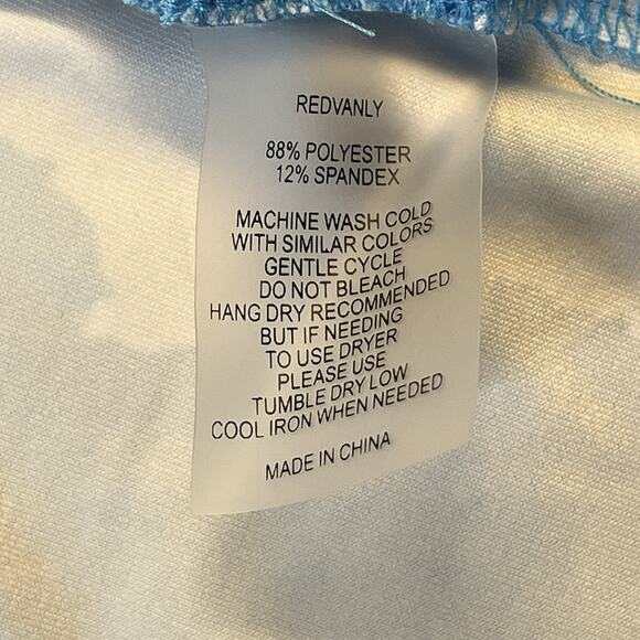 Redvanly Dawson Polo Athletic Luxury Golf Shirt Moisture Wicking Blue Men's Med - Picture 6 of 7